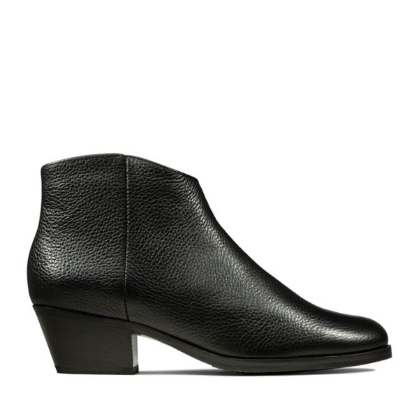 Clarks Womens Mila Myth Ankle Boots Black | USA-685937